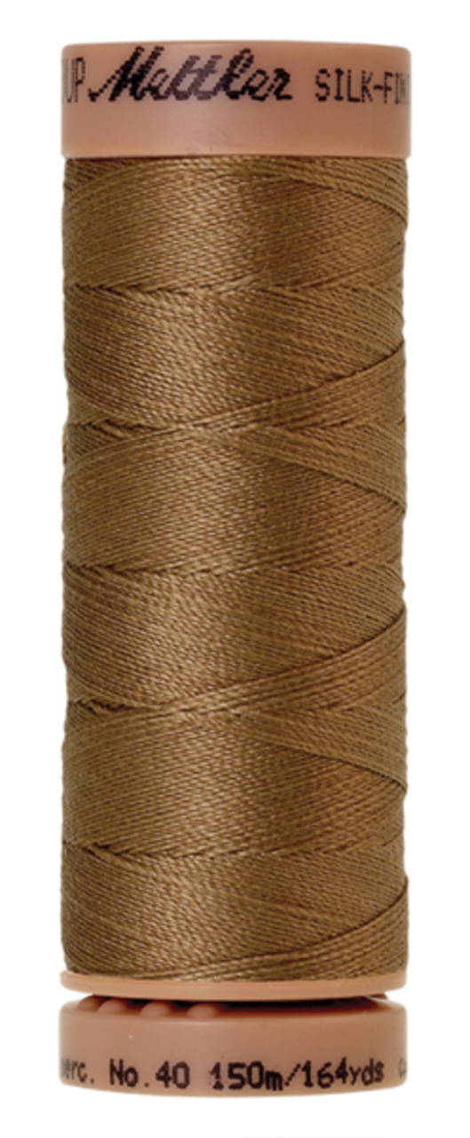 Dark Tan (9136-0287) | Silk-Finish Cotton 40wt (150M / 164Y) | Mettler Thread